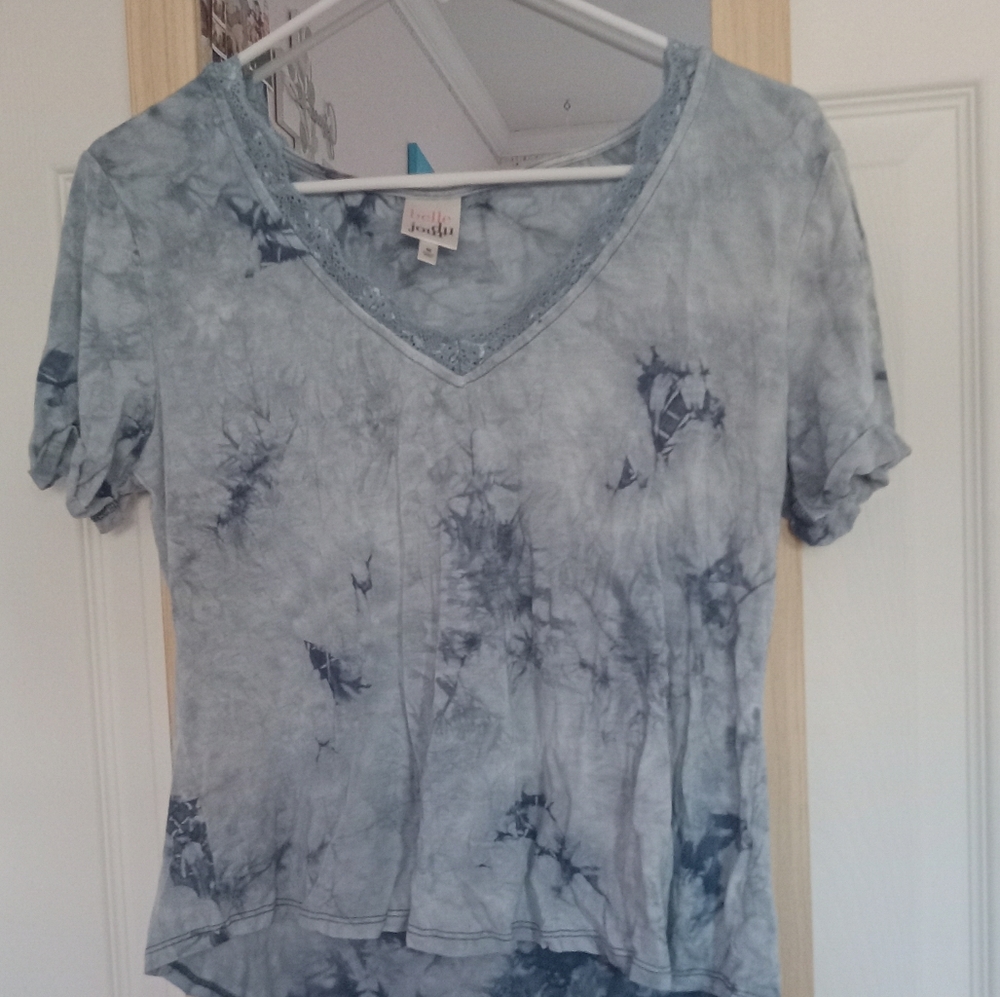 Blue tie-dye t-shirt
